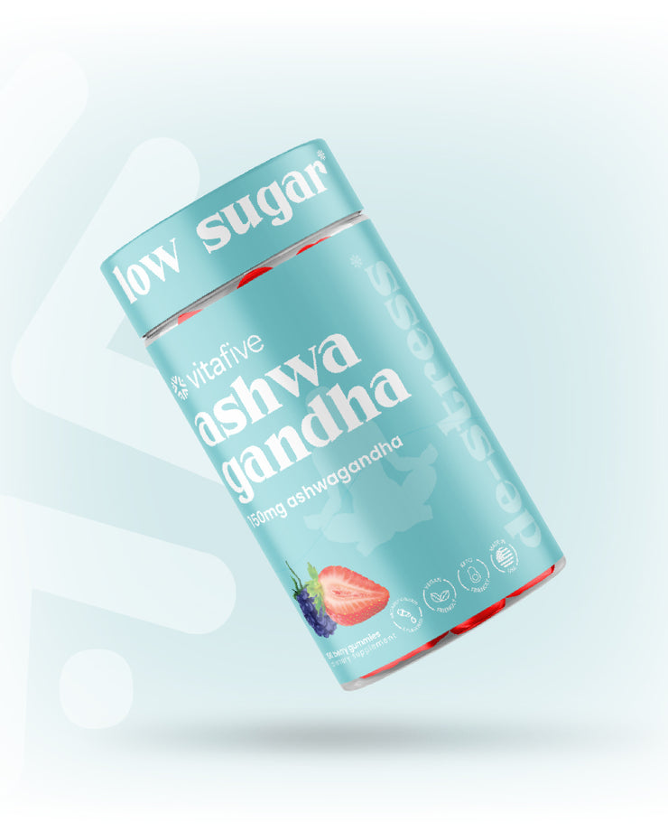 Low Sugar Ashwagandha Gummies - De-Stress