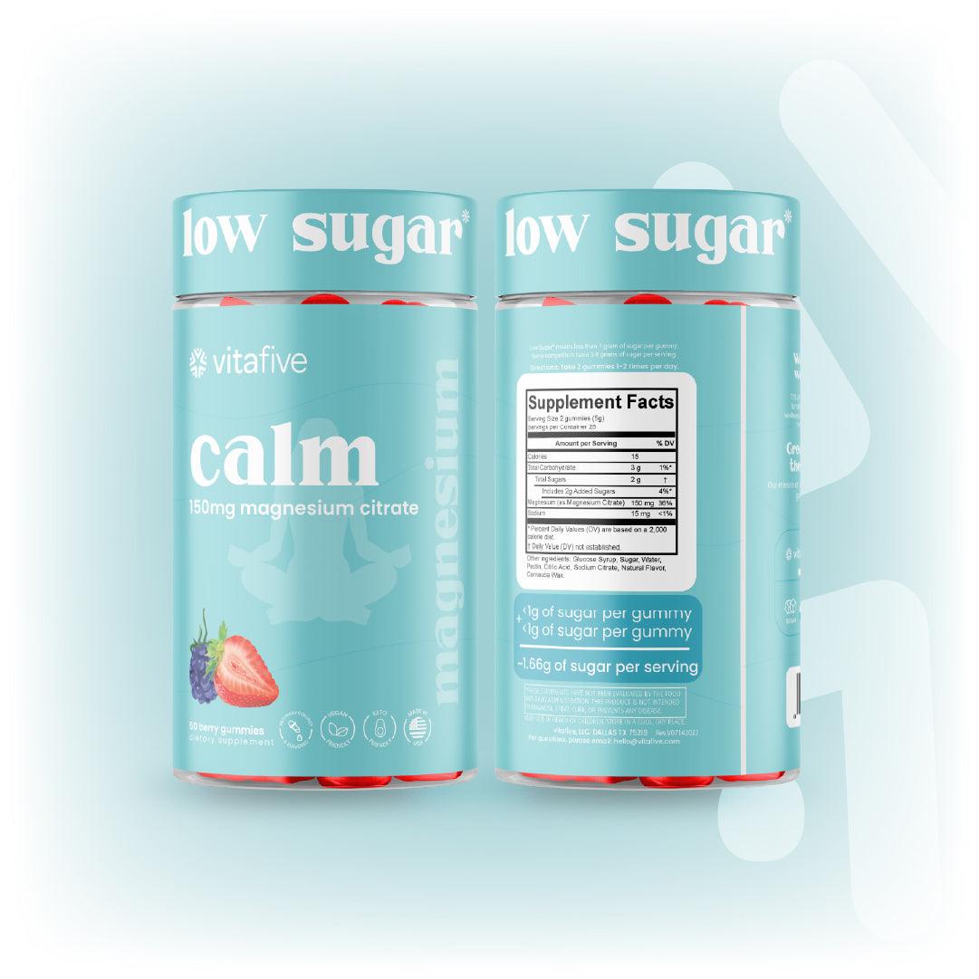 Low Sugar Magnesium Gummies - Calm vitafive