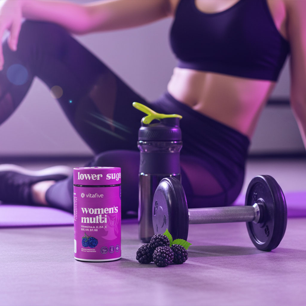 Support your health with our low sugar women’s multivitamin gummies! Each delicious gummy is packed with essential vitamins and minerals for energy, bone health, and more. Vegan and gluten-free, they contain no artificial sweeteners or preservatives. Enjoy guilt-free nutrition!