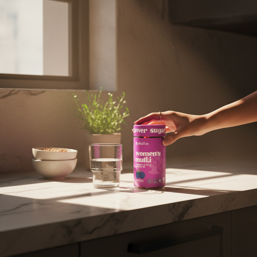 Vitafive colorful gummy vitamins