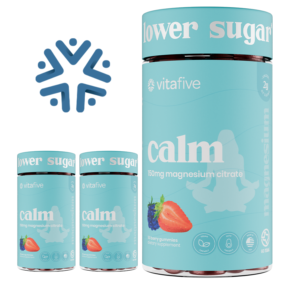 Low Sugar Magnesium Gummies - Calm vitafive