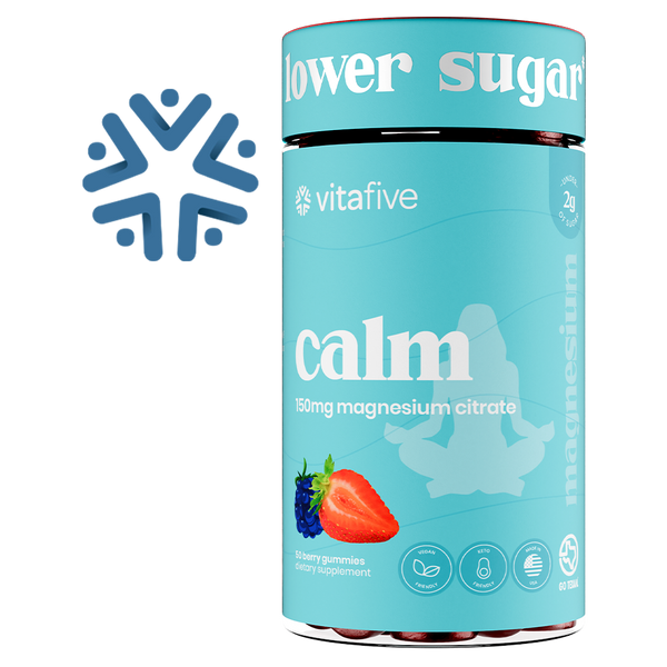 Calm - 150mg - Magnesium Citrate - Low Sugar Gummies