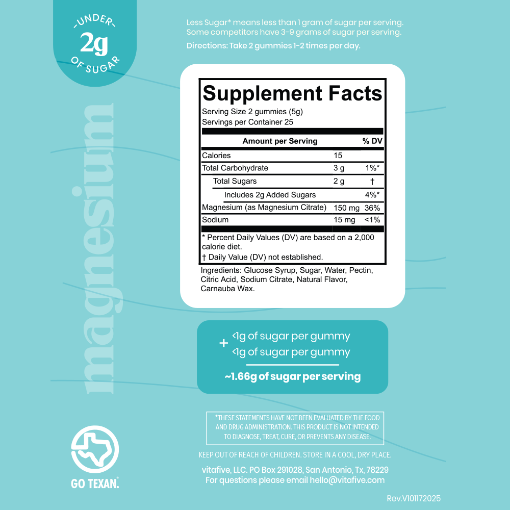 Calm - 150mg - Magnesium Citrate vitafive