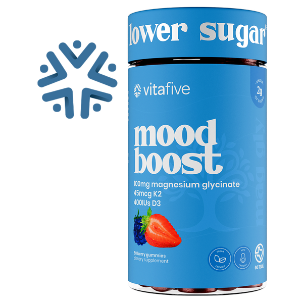 Mood Boost - 100mg - Magnesium Glycinate - Low Sugar