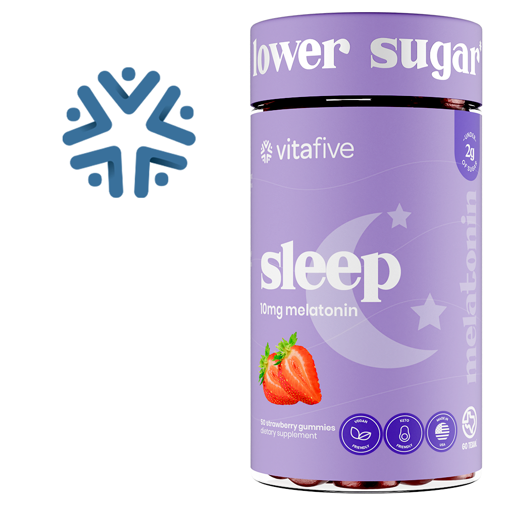 Sleep - 10mg - Melatonin - Low Sugar Gummies vitafive